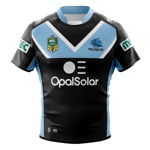 Tailandia Camiseta Cronulla Sharks 2ª Kit 2018 Negro